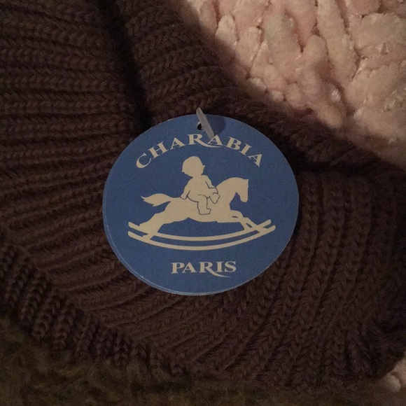 Charabia (Paris) turtleneck faux fur sweater - Picture 2 of 2
